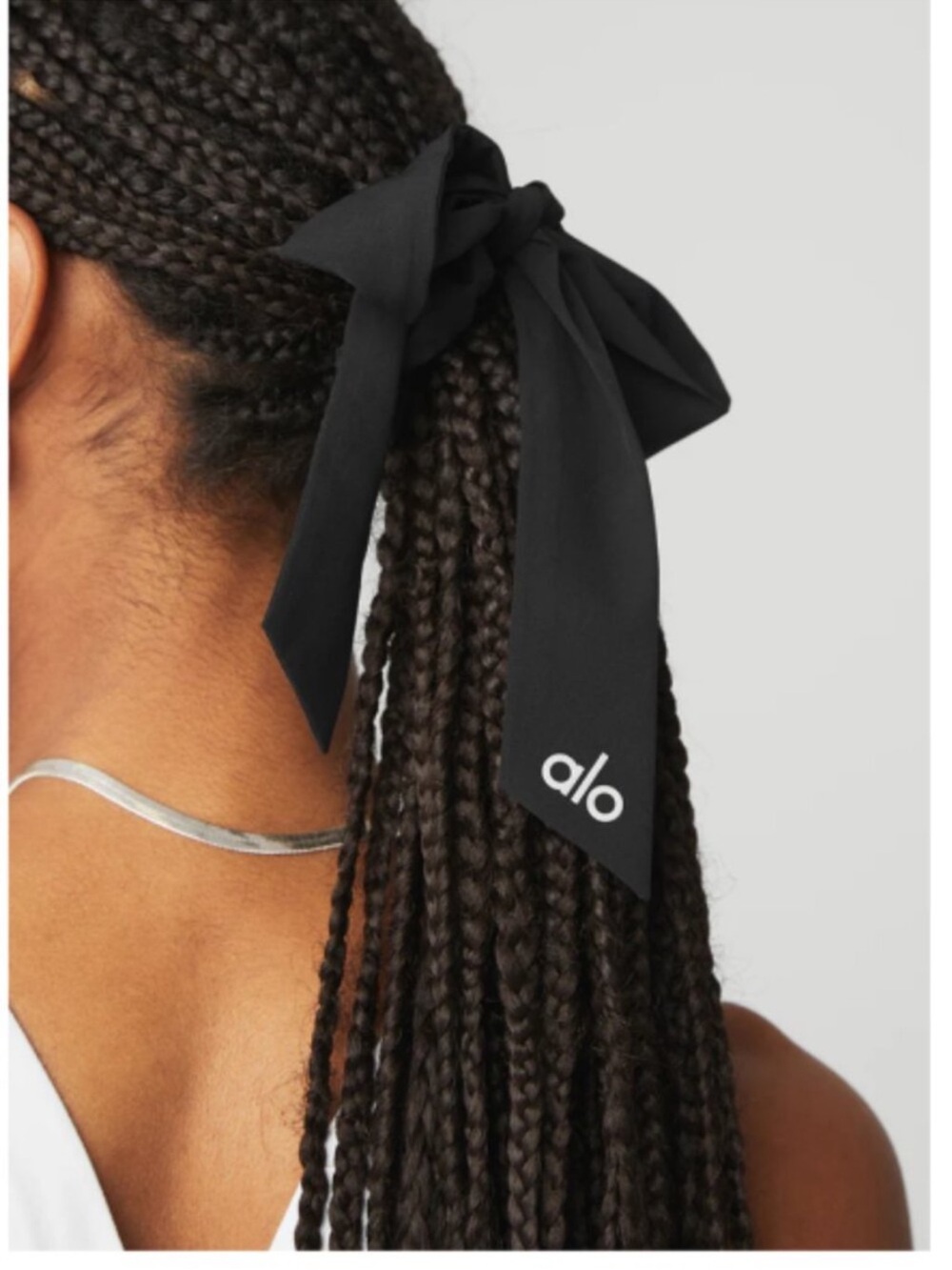 Alo love knot scrunchy